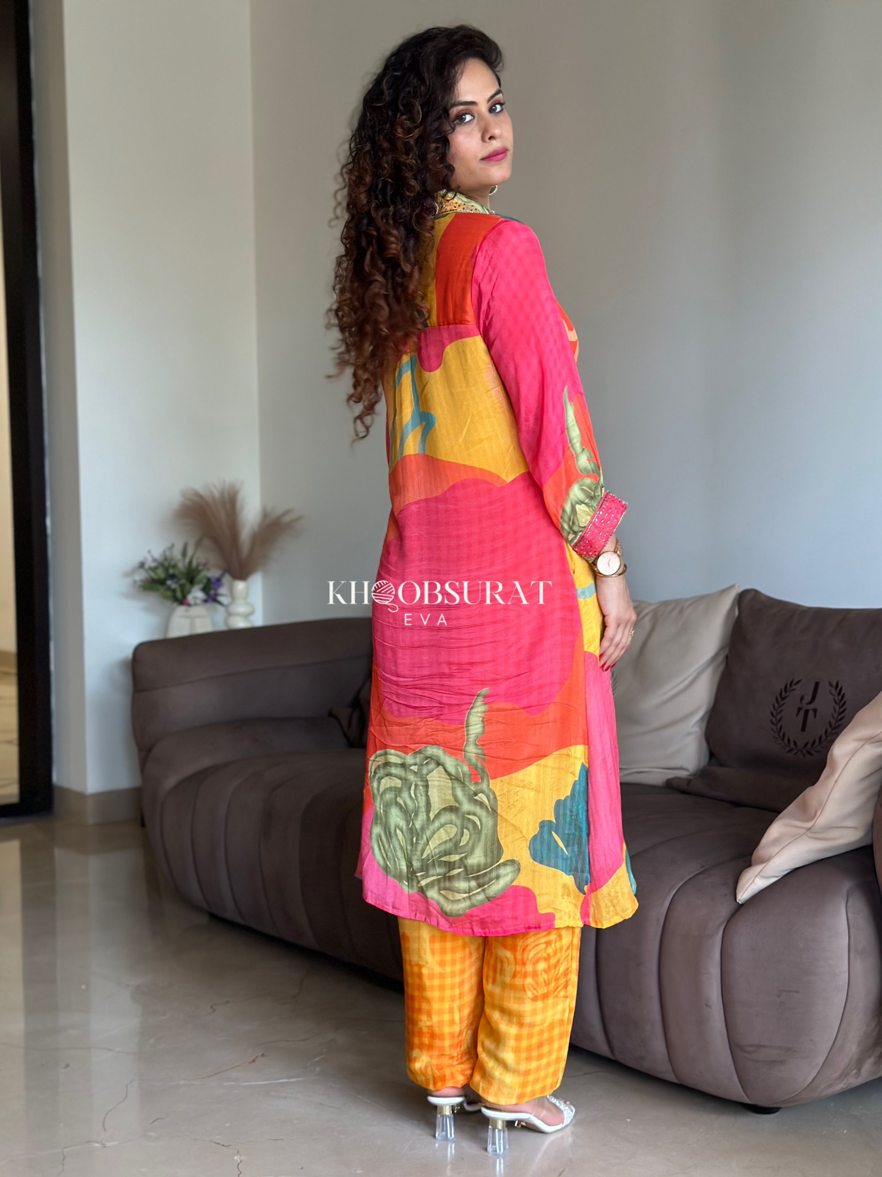 Elegant Indian Wedding Sequin Kurta Set for Women - Traditional Embroidered Bridal Outfit | Perfect for Weddings, Festivals & Special Occasions