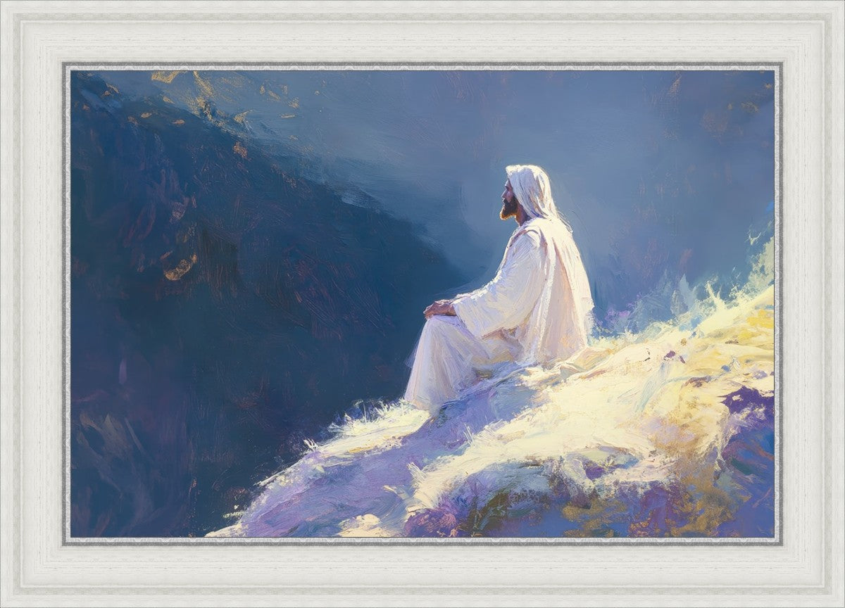 Contemplation By Justin Anna Culebro - Abstract Wall Art Painting for Home & Office Decor | Perfect for Living Room, Bedroom or Meditation Space