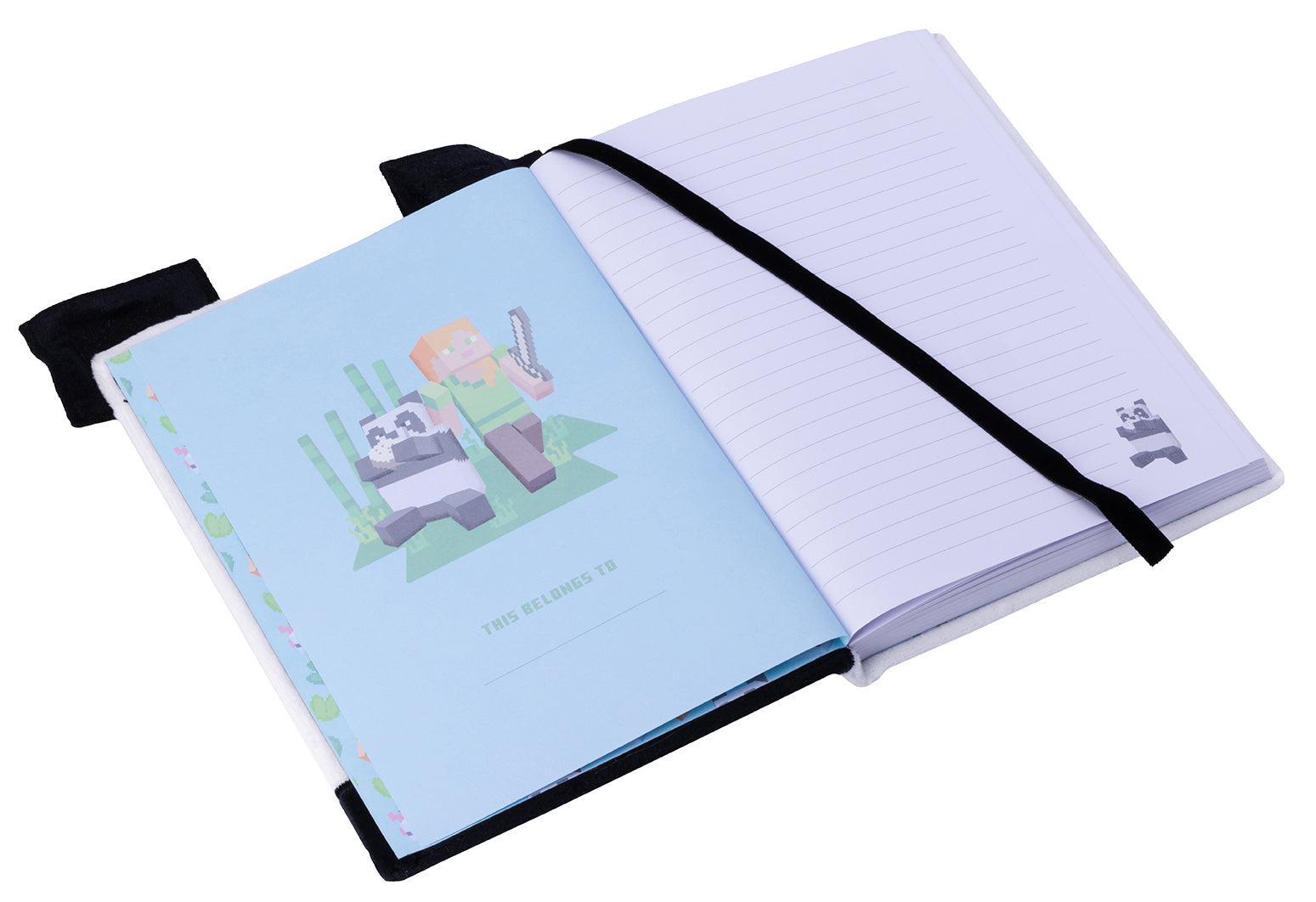 Minecraft Panda Plush Journal - Cute Stuffed Animal Notebook for Kids, Teens & Gamers - Perfect for School, Gaming & Collectibles