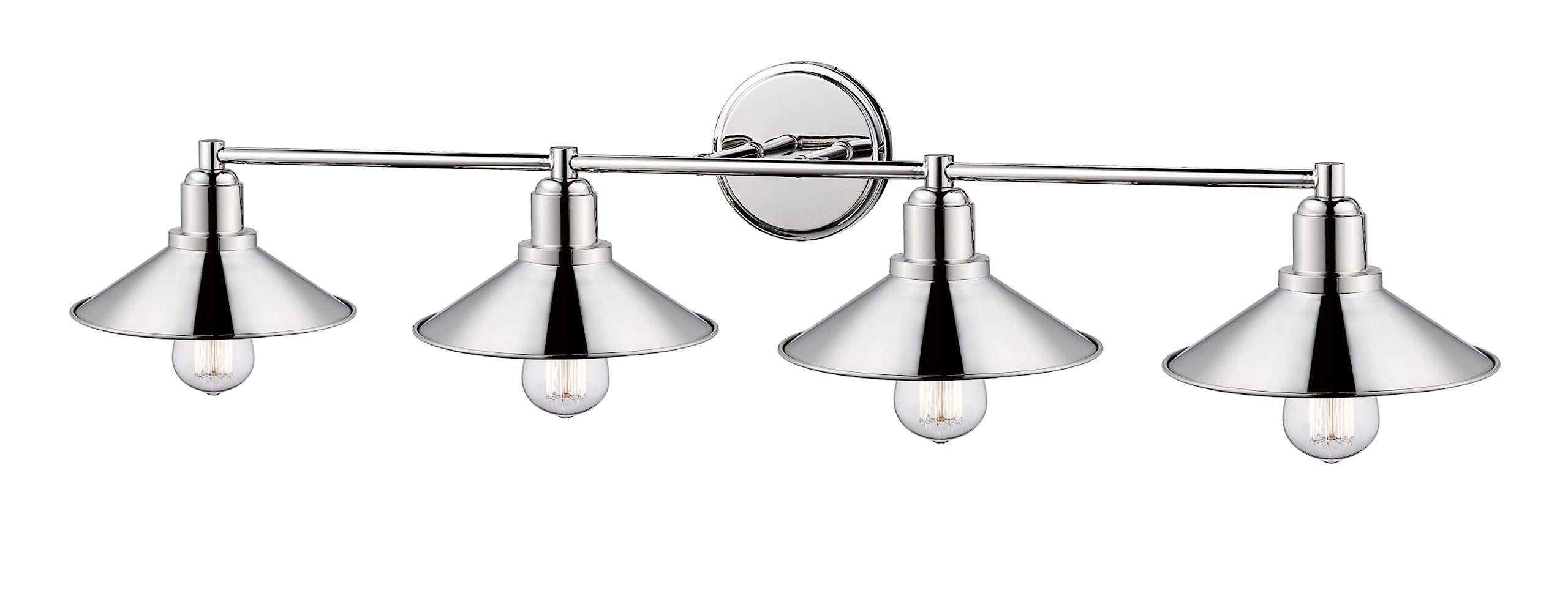 Z-Lite 613-4V-OB 4-Light Bathroom Vanity Light Fixture in Olde Bronze Finish - Perfect for Modern Bathroom, Powder Room & Dressing Area Lighting