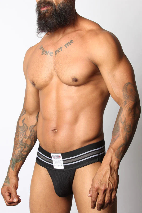 Cellblock 13 Tight End 3 Jockstrap - Black Athletic Support Underwear for Men | Comfortable Sports Protection for Football, Gym & Workout
