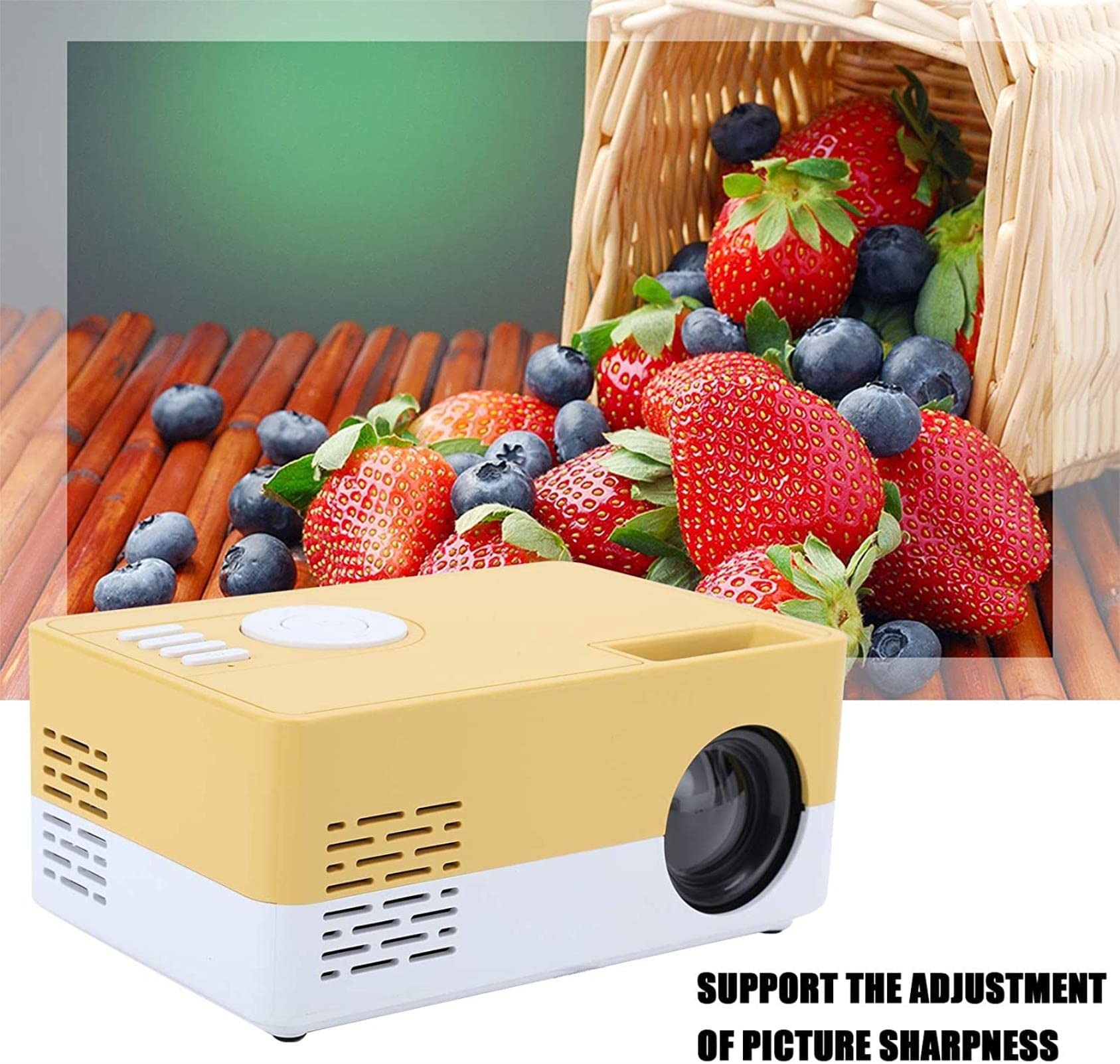Best Home Theater Projector for Movies & Office Presentations - HD Projector with Easy Setup for Living Room & Conference Rooms | Perfect for Movie Nights & Business Meetings