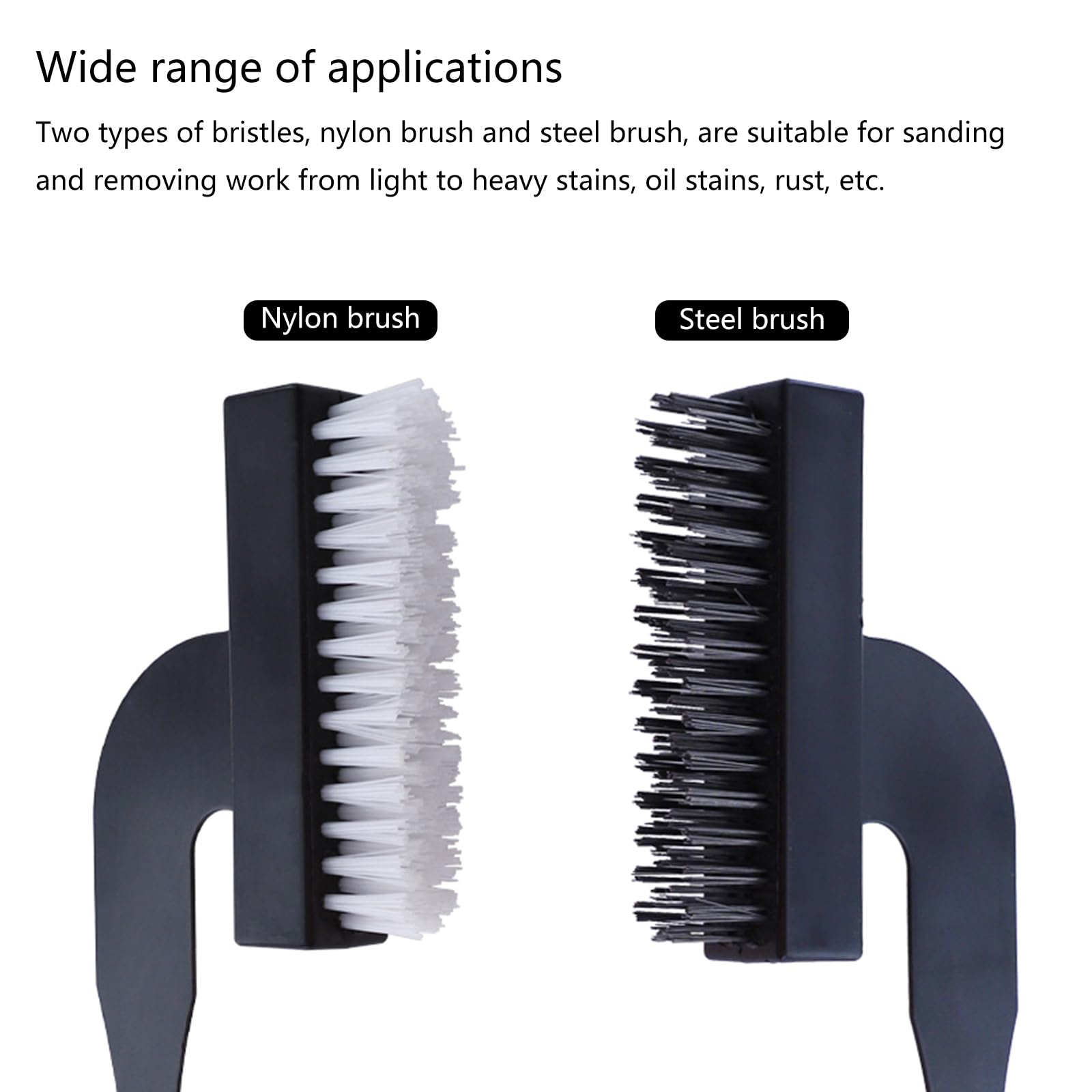 Multi-Function Electric Brush Saw with Reciprocating Head - Universal Wire & Nylon Brush for Rust Removal, Cleaning & Polishing - Perfect for Automotive, Metalworking & Home DIY Projects