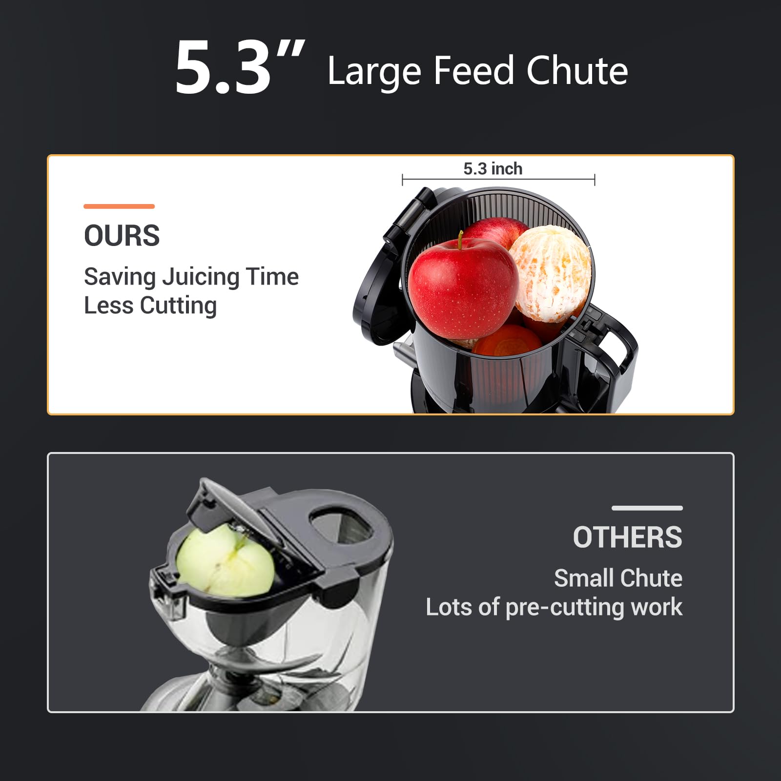 Premium Cold Press Juicer Machine - 5.3