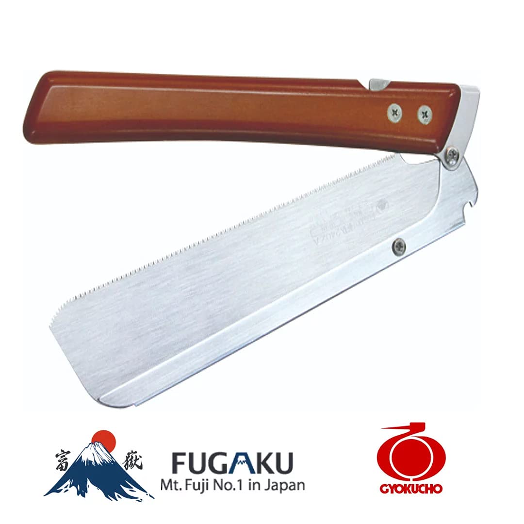 Gyokucho Folding Japanese Dozuki Razor Saw - Ultra Sharp Precision Hand Saw for Woodworking, Carpentry & DIY Projects - Perfect for Fine Cutting, Joinery & Detailed Craft Work