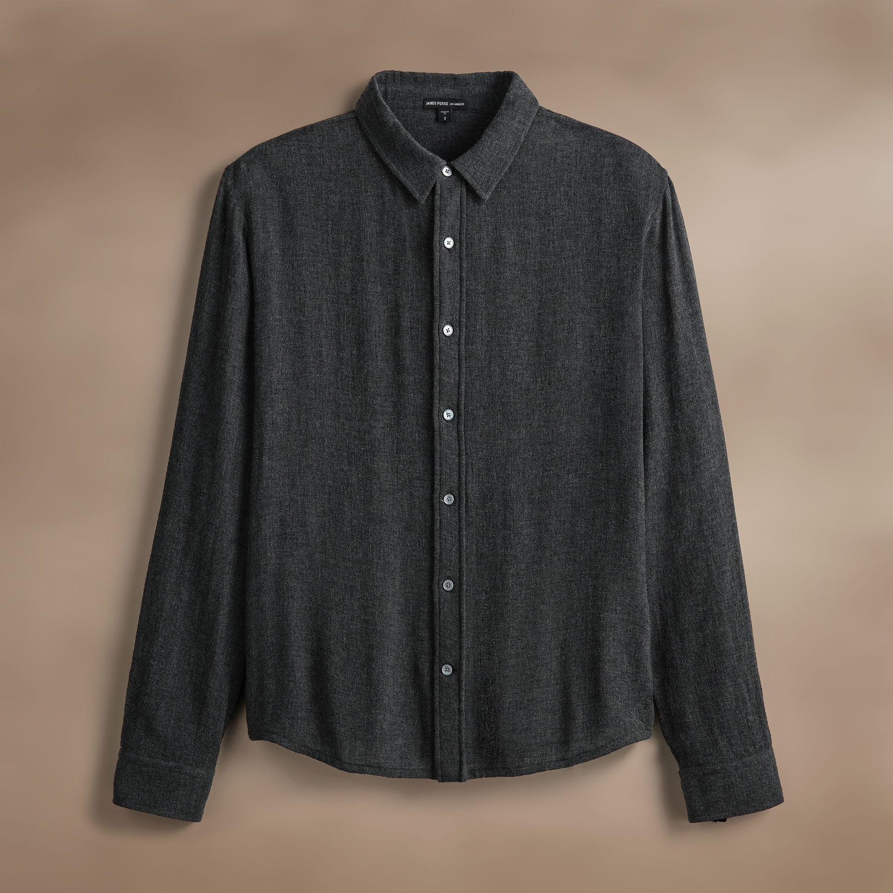 Premium Solid Viscose Wool Shirting Fabric - Anthracite Gray for Dress Shirts & Tailoring - Perfect for Business Attire & Formal Wear