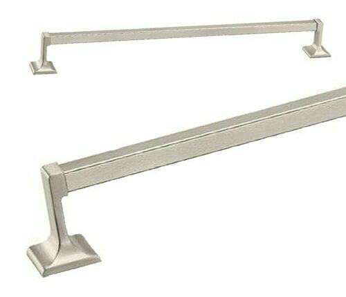 4-Piece Satin Nickel Towel Bar Set - 24