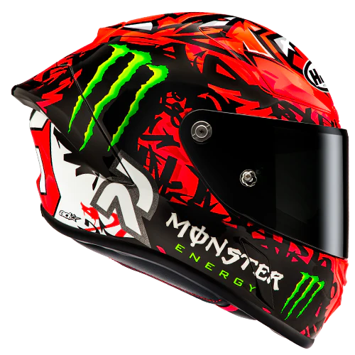 RPHA 1 QUARTARARO REPLICA 2024 Motorcycle Helmet - Premium Racing Helmet for Men & Women - DOT & ECE Certified - Lightweight & Aerodynamic Design - Perfect for Track Racing & Street Riding