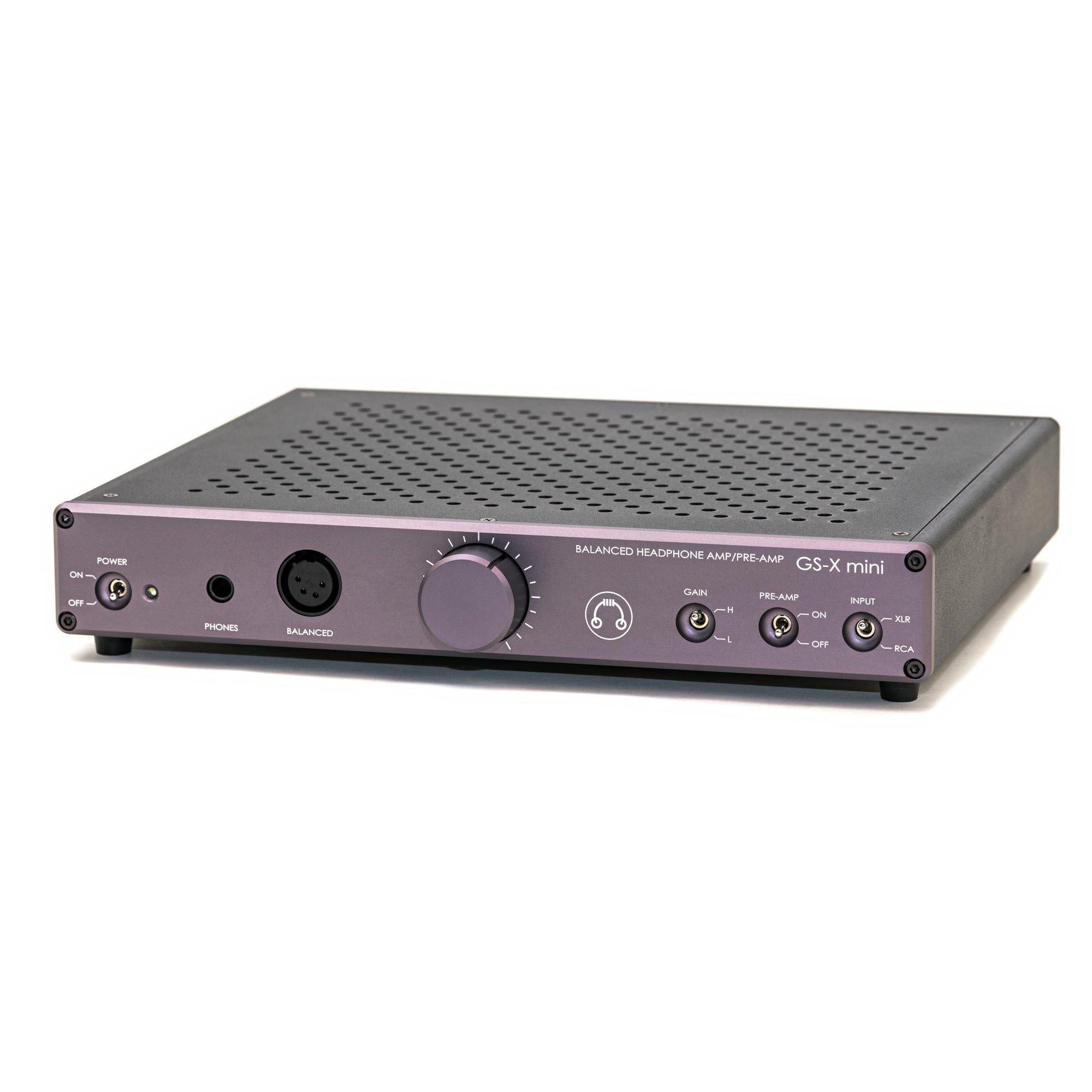 Premium HeadAmp GS-X Mini Balanced Headphone Amplifier & Preamp - High-Fidelity Audio for Studio, Home Theater & Audiophile Listening