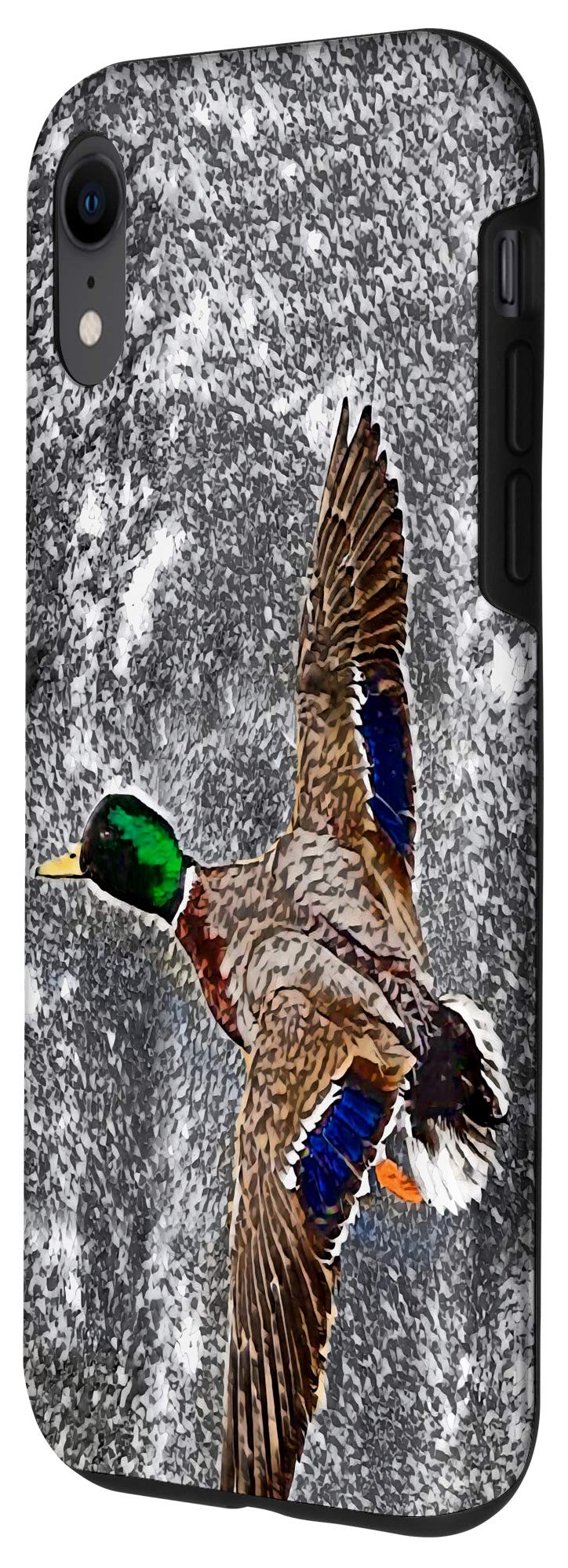 iPhone XR Case - Premium Duck in Flight Design - Shockproof & Slim Protective Cover for iPhone XR - Perfect for Outdoor Adventures & Nature Lovers