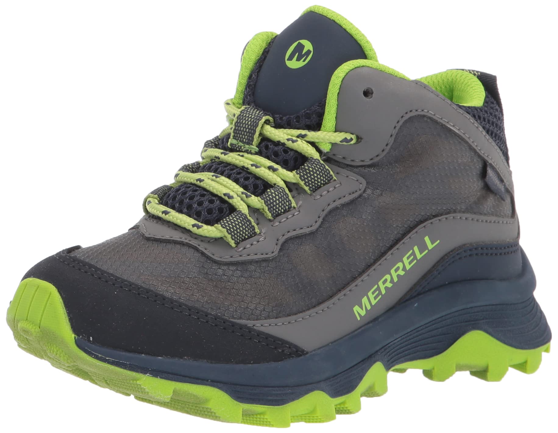 Merrell Kids Moab Speed Mid Waterproof Hiking Boots - Lightweight & Durable Outdoor Shoes for Boys & Girls - Perfect for Trail Hiking, Camping & Outdoor Adventures