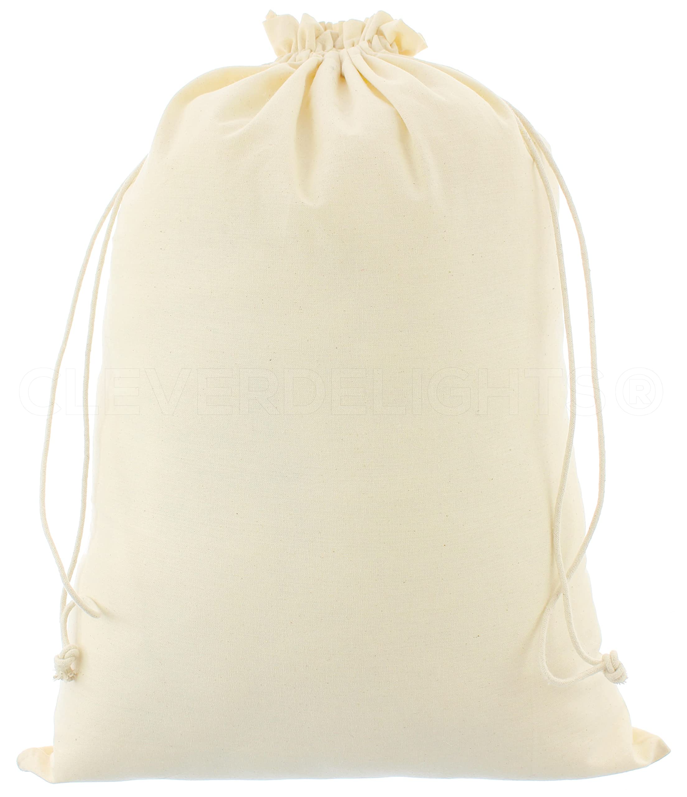 Premium Cotton Muslin Drawstring Bags - 14
