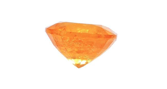 6.89ct Natural Spessartite Garnet Round Loose Gemstone - Perfect for Jewelry Making, Engagement Rings & Collector's Gems