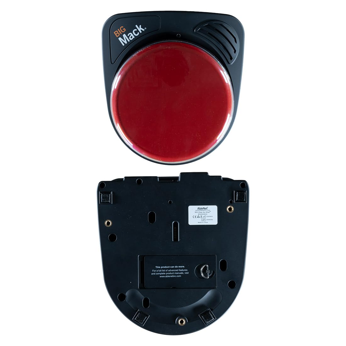AbleNet BIGmack AAC Communication Device for Nonverbal Kids & Adults - Speech Therapy Assistive Technology for Autism & Special Needs - #10000041 - Perfect for Home, School & Therapy Sessions