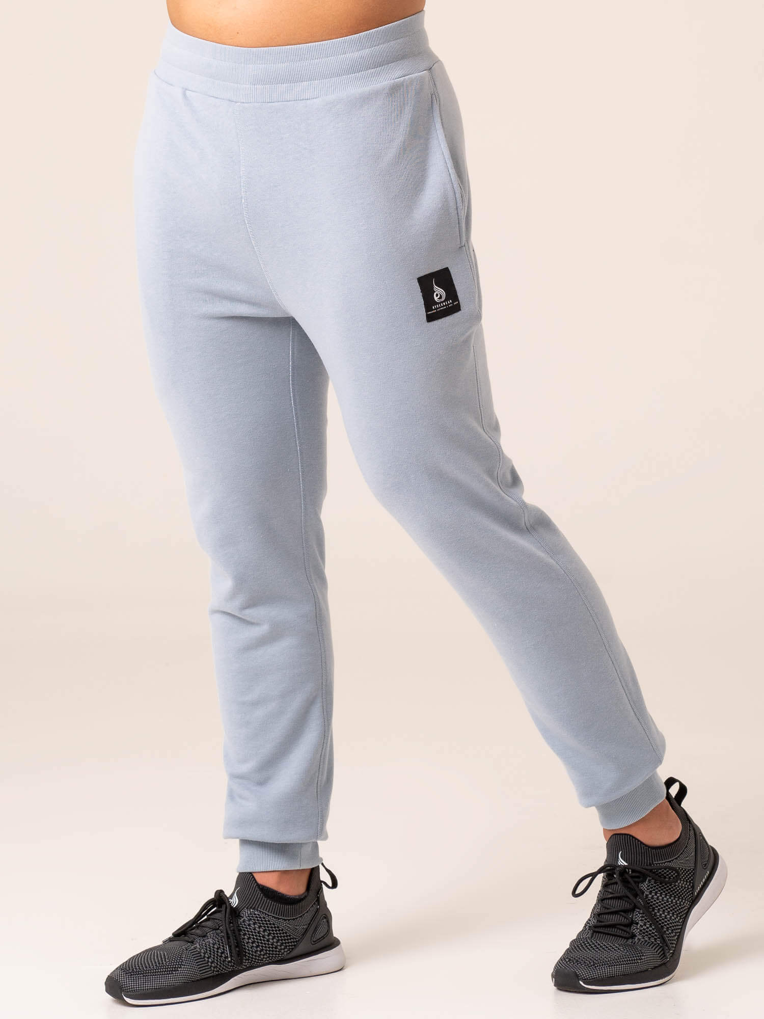 Terrain Track Pants for Men - Ice Blue Athletic Joggers | Comfortable Workout & Running Pants for Gym, Hiking & Casual Wear