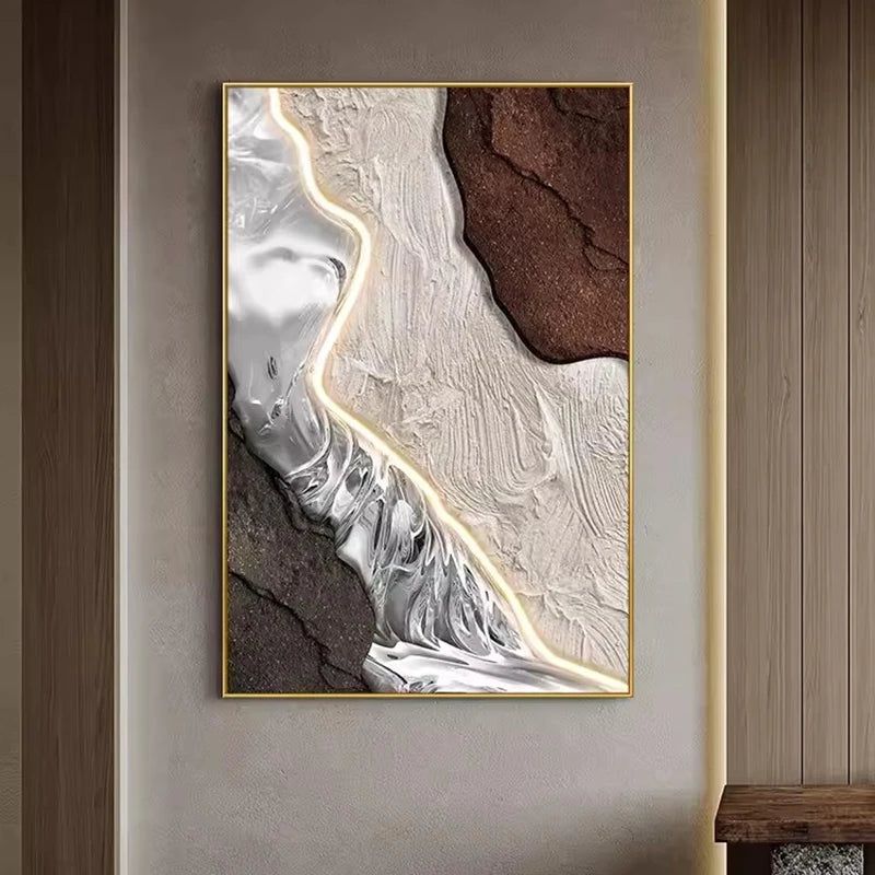 Abstract Art Wall Lamp - Modern LED Lighting for Living Room & Bedroom Decor | Energy-Efficient & Stylish Home Accent