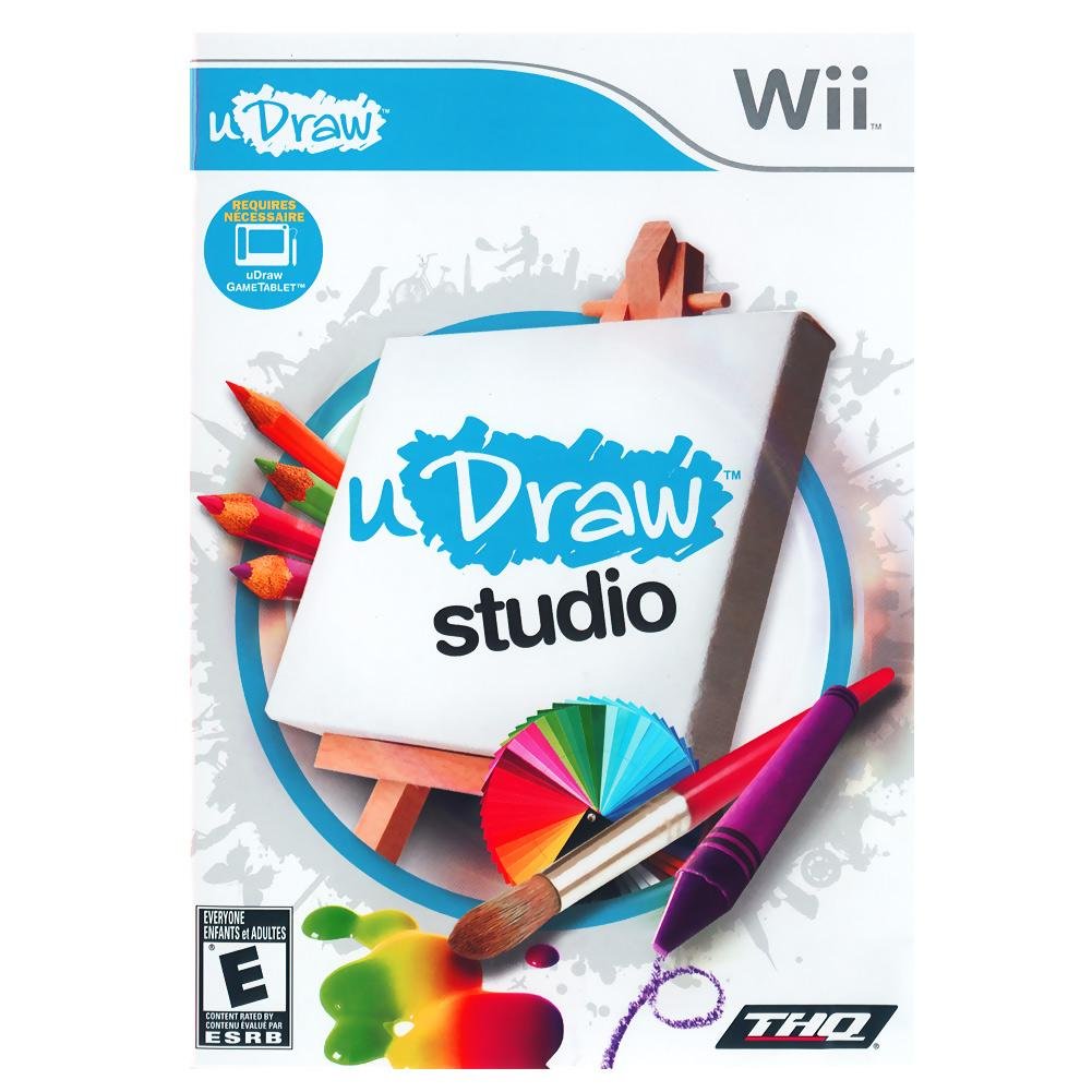 uDraw Studio Game for Nintendo Wii - Interactive Drawing & Creativity Game for Kids & Adults - Perfect for Family Fun & Art Learning