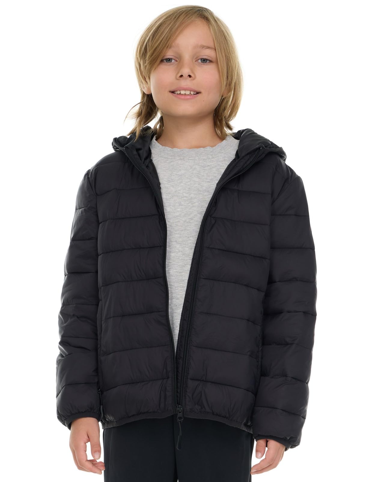 Lightweight Packable Boys Puffer Jacket with Hood - Warm Winter Coat for Kids | Perfect for Outdoor Activities, School & Cold Weather Adventures