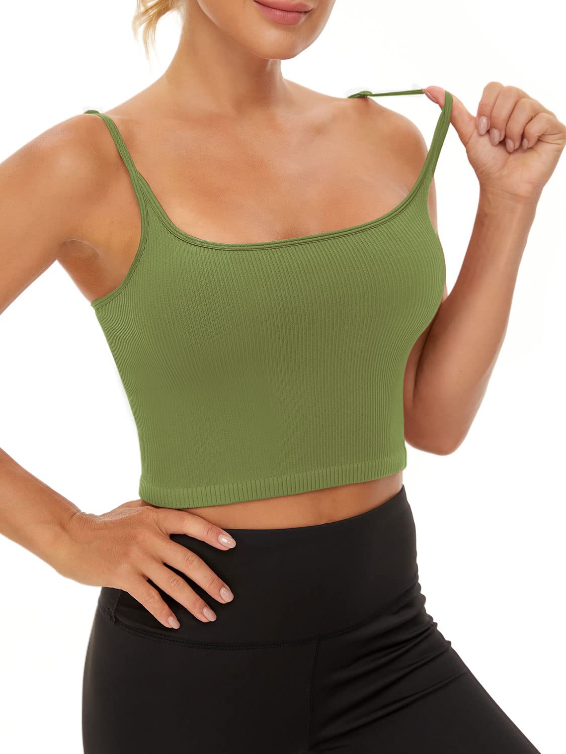FelFory Seamless Sports Bra Top for Women - Gym & Yoga Wear