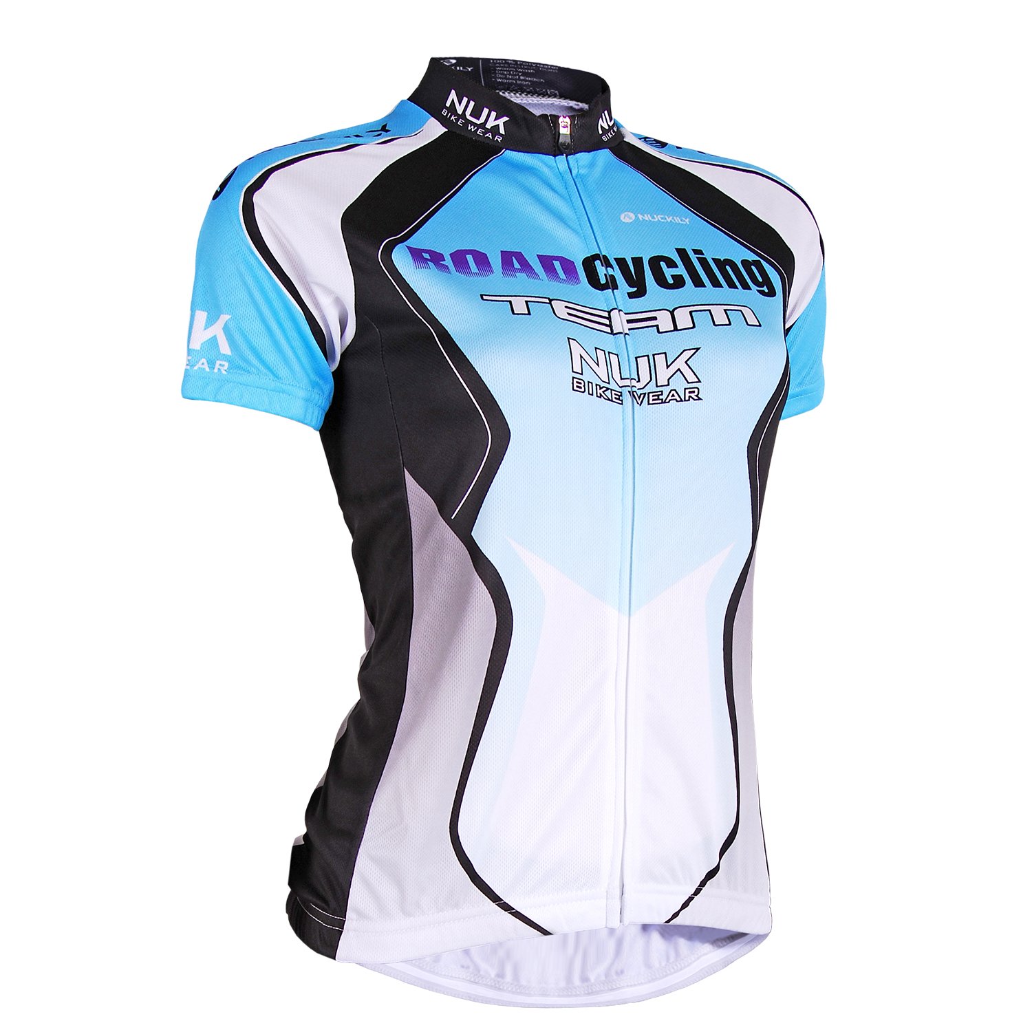 NUCKILY Women's Short Sleeve Cycling Jersey - Quick Dry Breathable Bike Shirt for Mountain & Road Biking - Perfect for Outdoor Cycling, Commuting, and Fitness Training