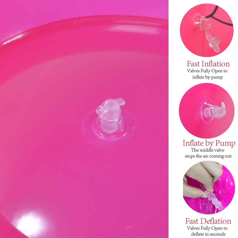 **Best 2-Pack Inflatable Flamingo Pool Floats with Handle – 42