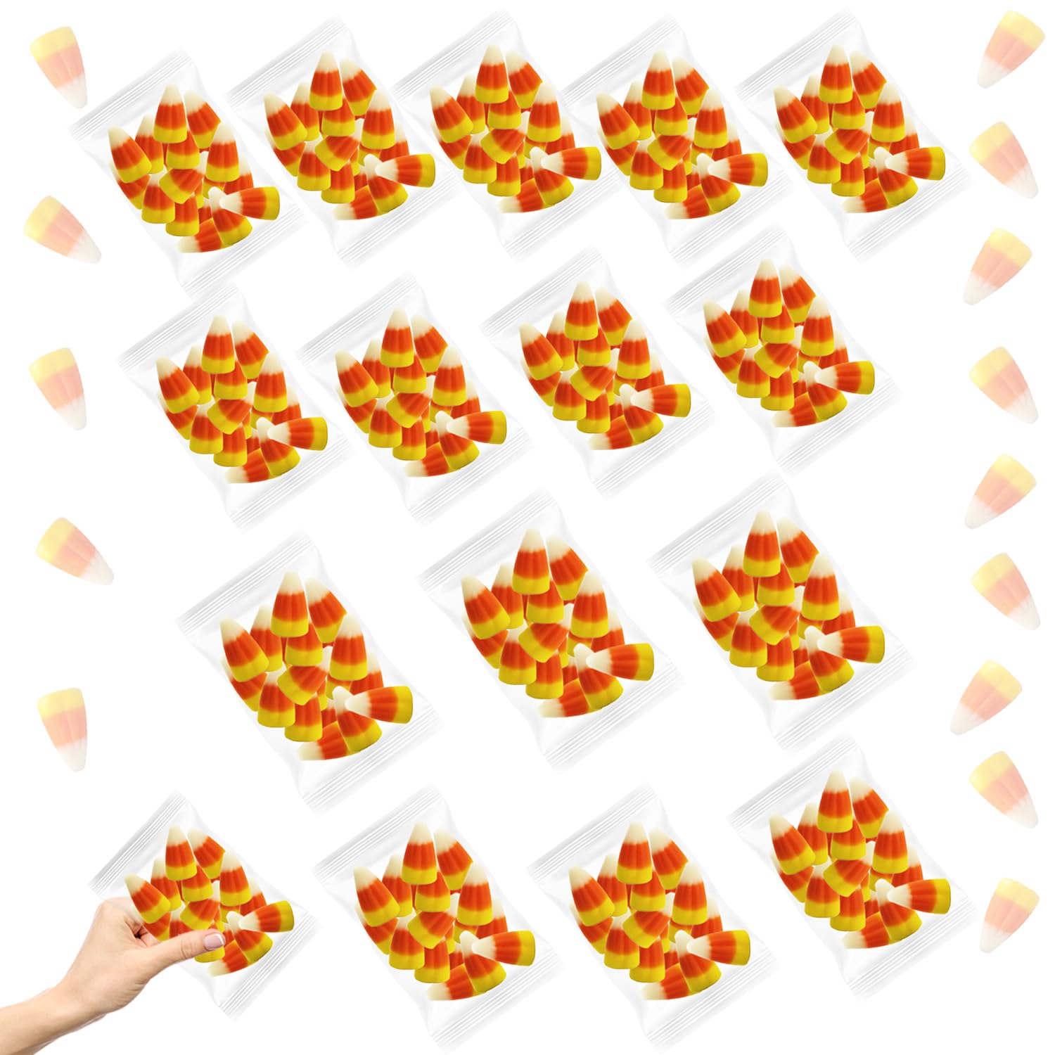 Fruidles Halloween Candy Corn - Classic Gluten-Free Candy Treat Bags (15-Pack, 1oz Each) | Fun & Festive Holiday Snacks for Trick-or-Treating, Party Favors & Seasonal Celebrations