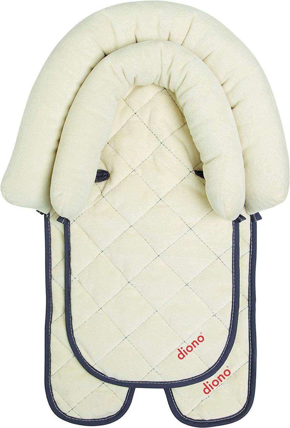 Diono 2-in-1 Baby Head Support Pillow - Adjustable Infant Head and Neck Support for Car Seats & Strollers - Perfect for Newborns & Toddlers on the Go