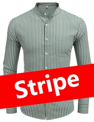 Stripe-green&white