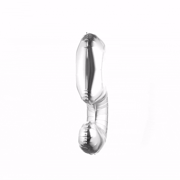 Balloonify Silver Mylar Number 5 Balloon - 40 Inch Large Foil Balloon for Birthday Parties, Anniversaries & Celebrations (1 Count Box)