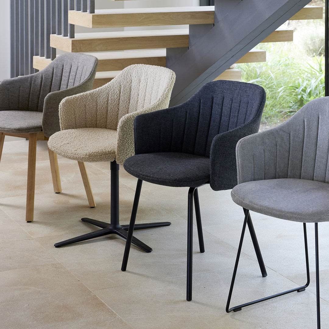 Premium Outdoor Chair with Comfortable Seat Cushion & Durable Wood Base - Perfect for Patio, Garden, Poolside & Backyard Relaxation