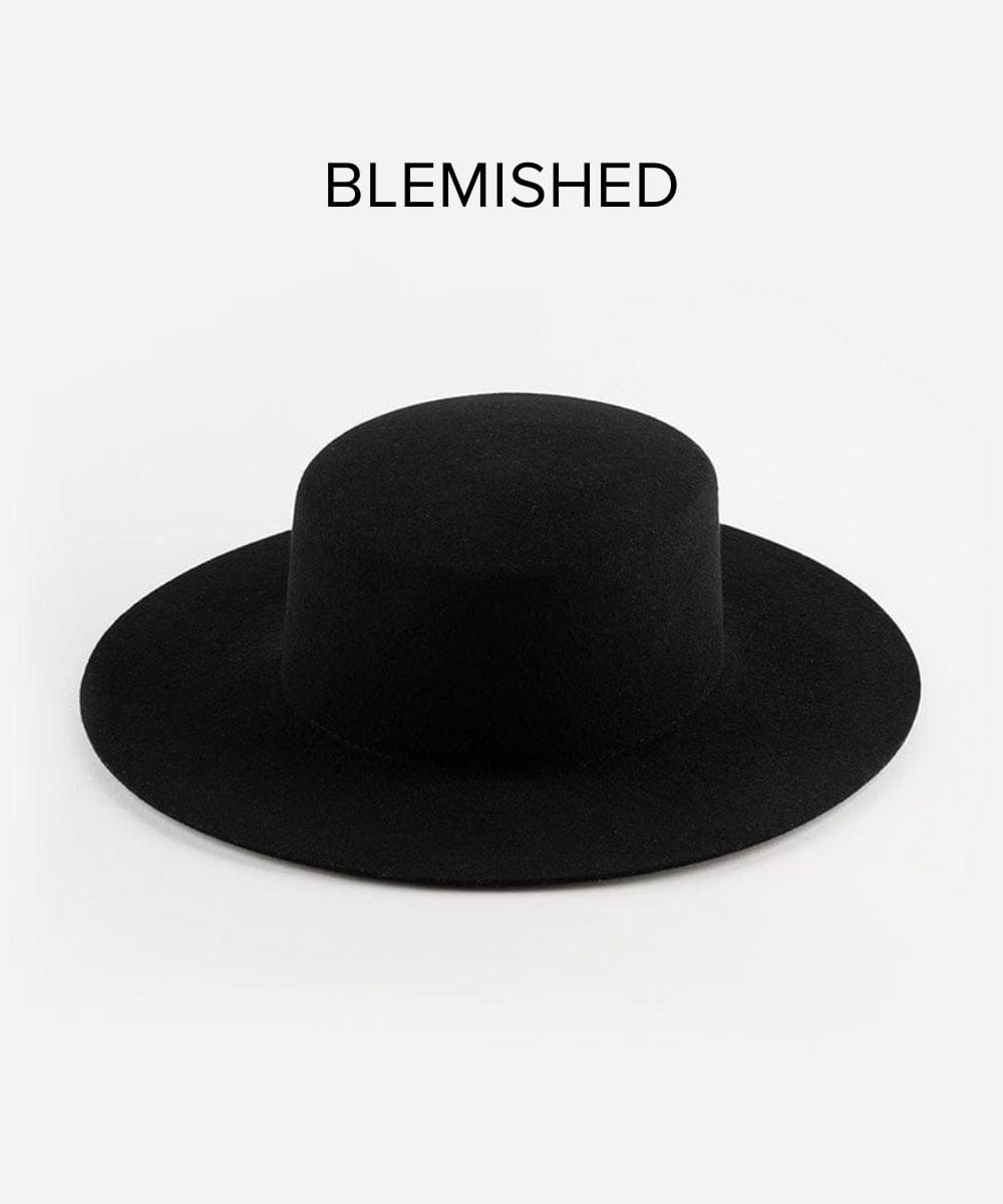 Black Dahlia Boater Hat - Vintage Style Straw Hat for Women | Perfect for Summer Outings, Beach Vacations & Outdoor Events