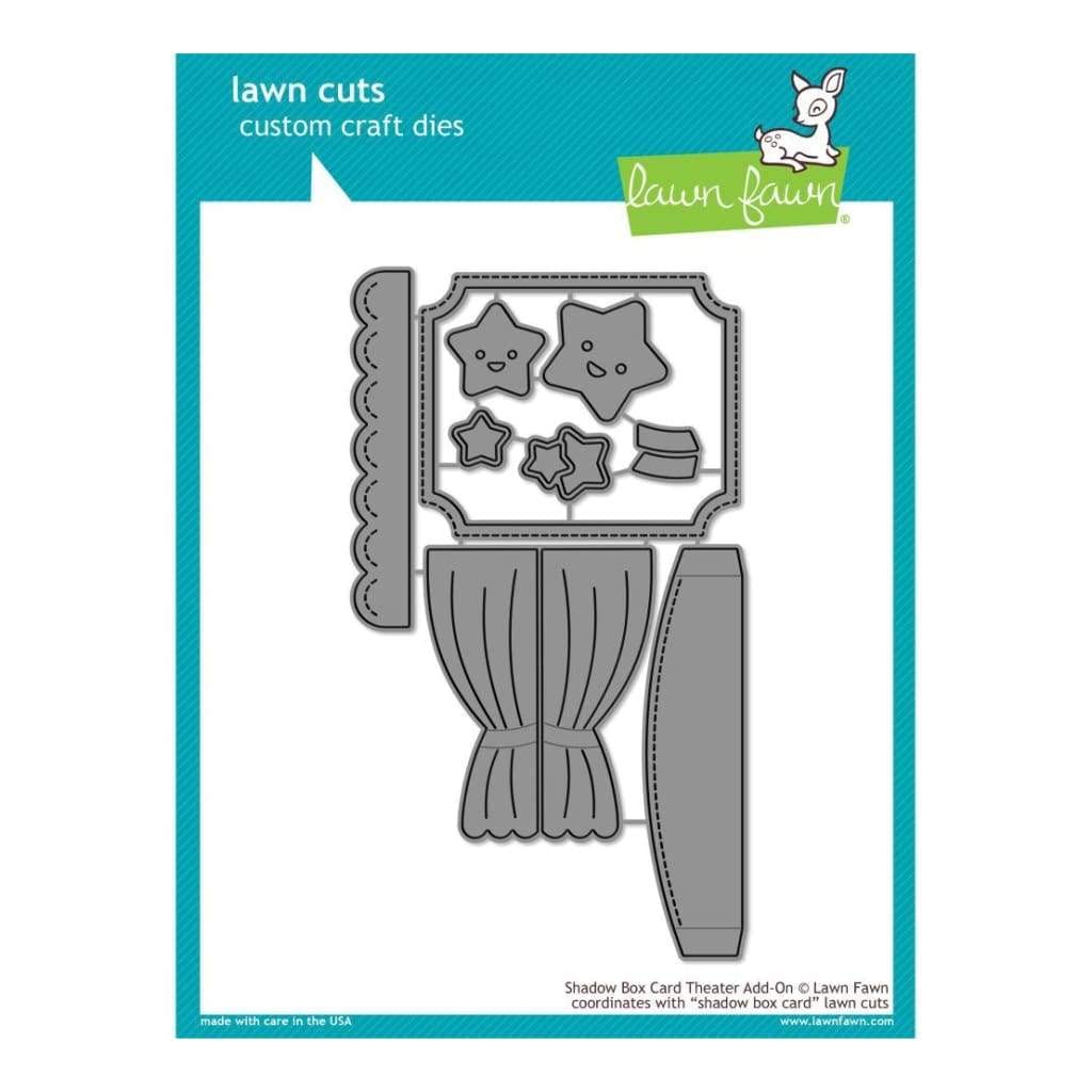 Lawn Fawn LF1706 Shadow Box Card Theater Craft Die Set for DIY Scrapbooking & Card Making - Perfect for Handmade Greeting Cards, Invitations, and Home Decor Projects