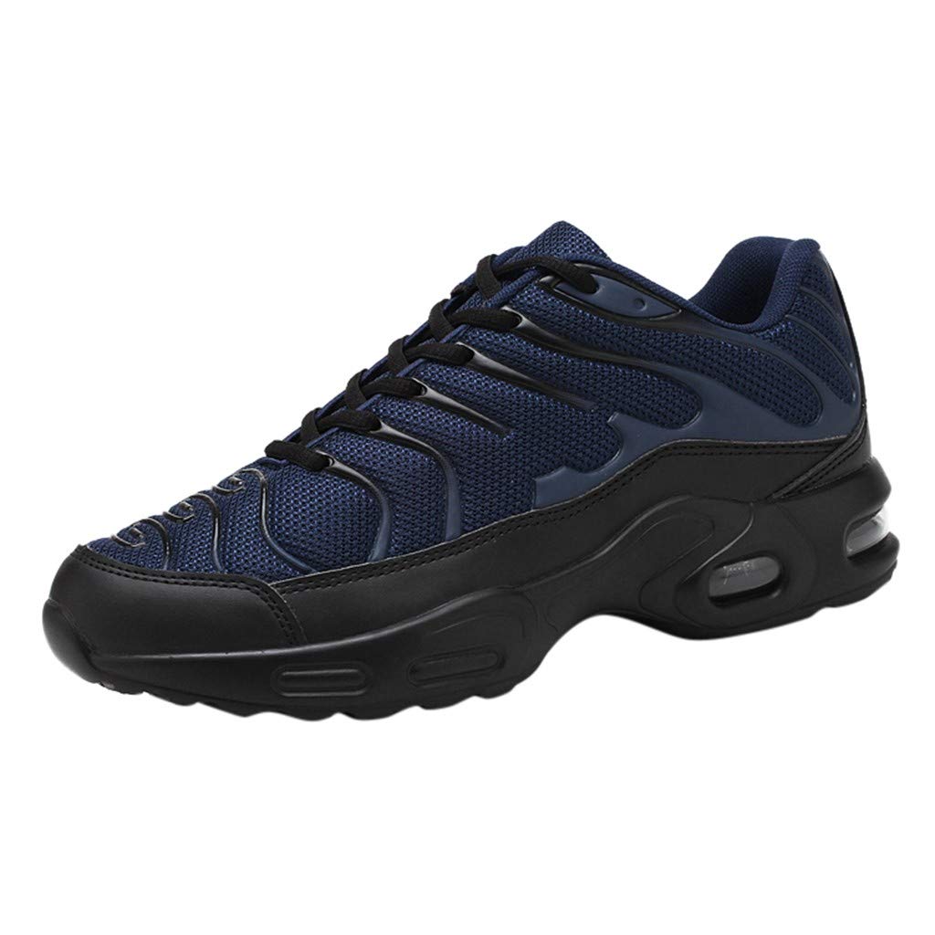 FAJIA Men's Breathable Mesh Outdoor Casual Sneakers - Lightweight Lace-Up Hiking Shoes with Soft Cushioning for Wide Feet - Perfect for Running, Walking & Mountain Climbing
