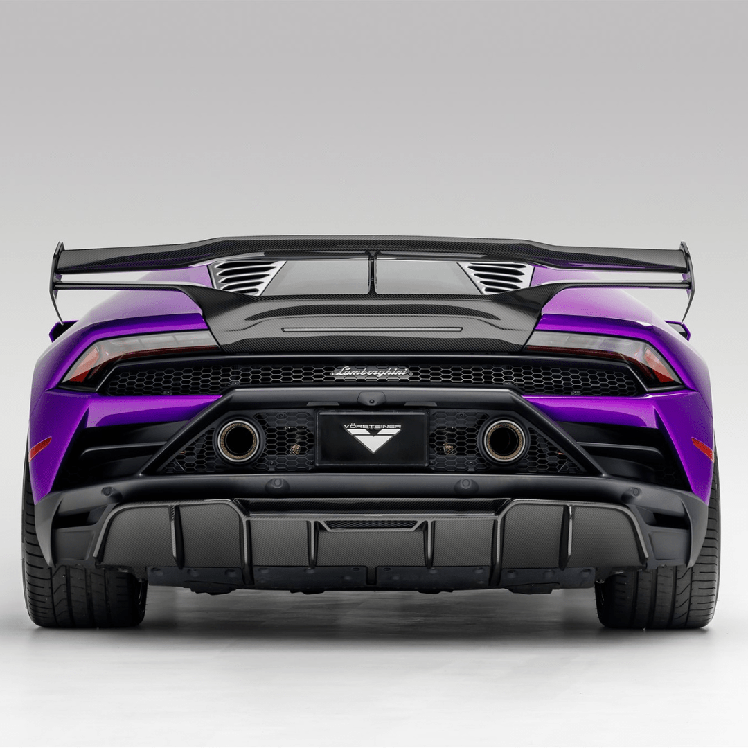 Lamborghini Huracan EVO Monza Edition Carbon Fiber Rear Wing with Integrated Decklid - High Performance Spoiler for Track Racing & Car Shows