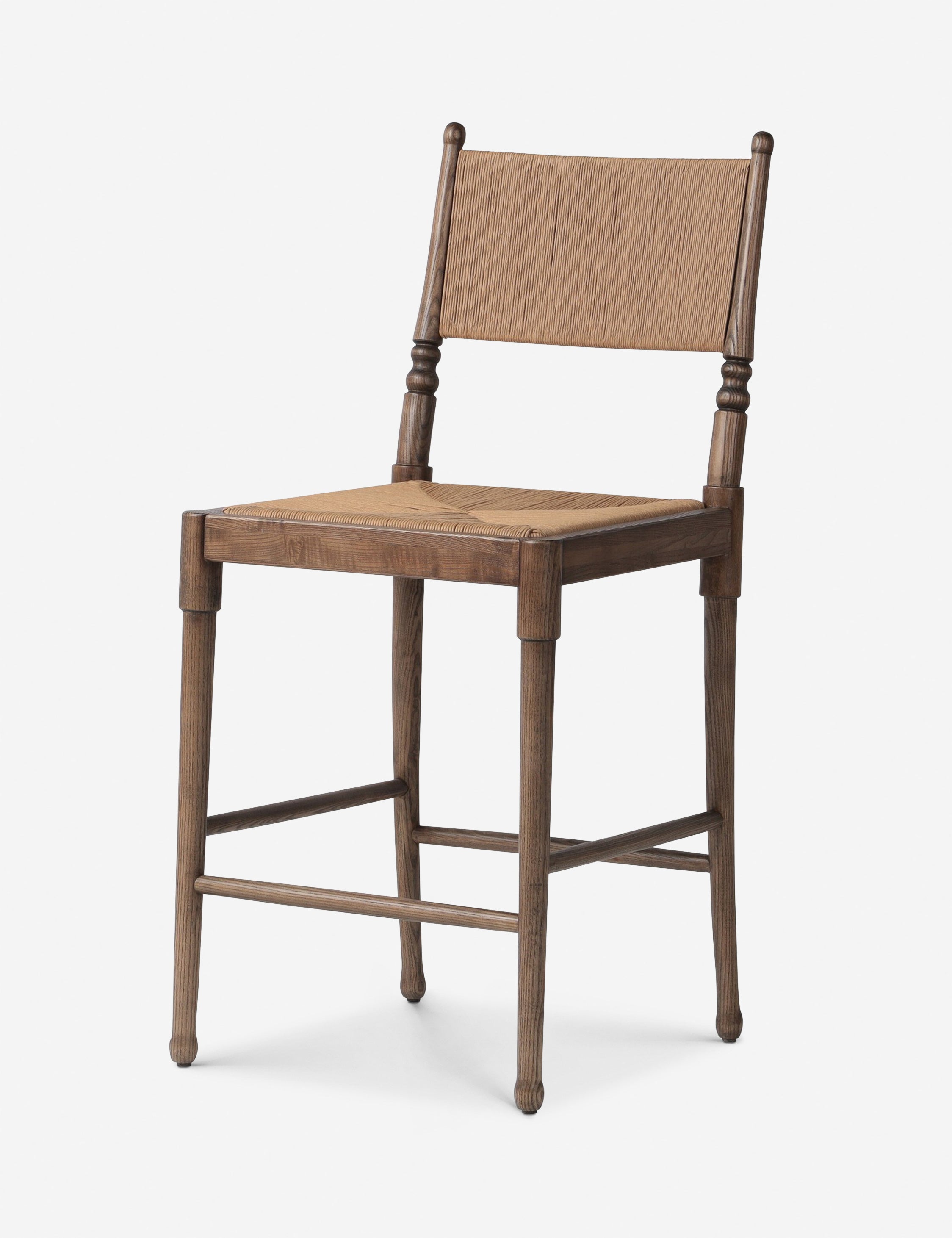 Fayth Bar and Counter Stool by Amber Lewis x Four Hands - Modern Kitchen & Dining Stools for Home Bar, Breakfast Nook & Restaurant Use