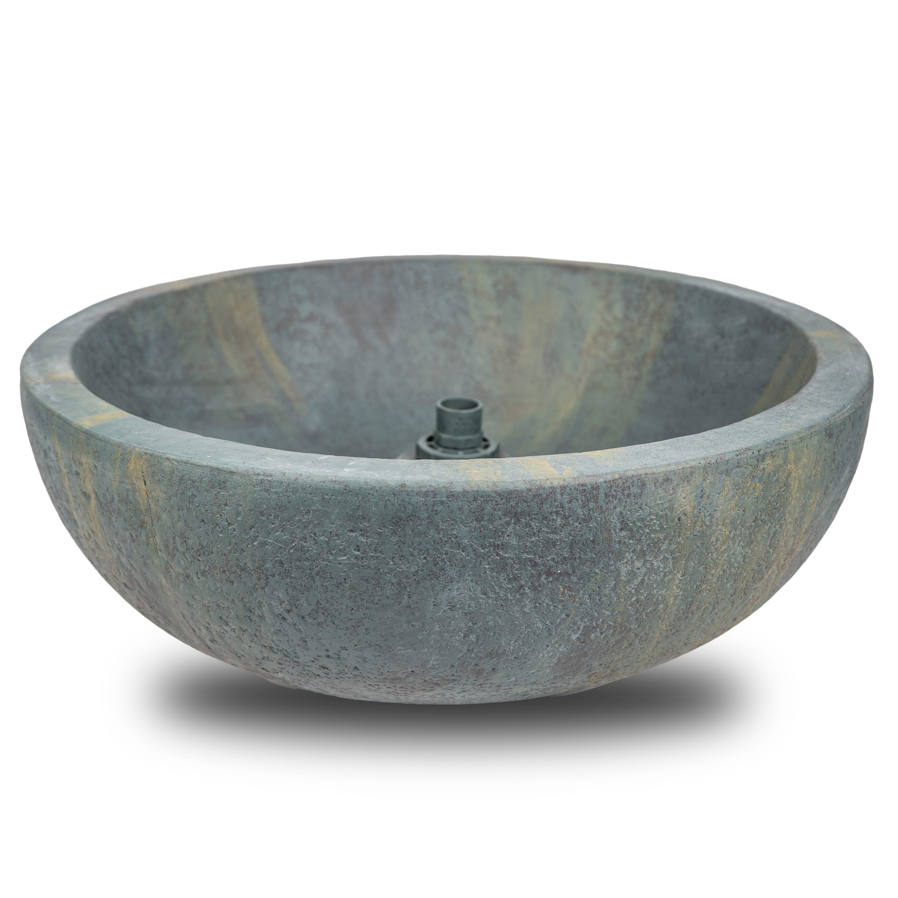 52cm Spillway Basin with Patina Finish - Perfect for Garden Water Features, Ponds, and Outdoor Decor