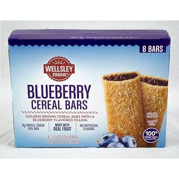 Wellsley Farms Fruit & Grain Cereal Bars Variety Pack - 48 Count (Pack of 10) | Healthy Breakfast Snacks for Kids & Adults | Perfect for School Lunches, Office Snacks & On-the-Go Energy