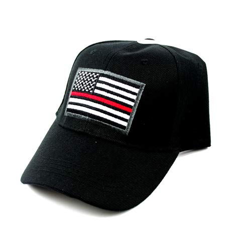 Firefighter Thin Red Line Tactical Cap - Premium Adjustable Baseball Hat for First Responders, Military & Police - Perfect for Outdoor Work, Training & Everyday Wear