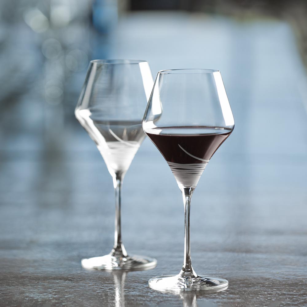 Vintage Mid Century Modern 17oz Cocktail Glass Set - 12 Pack Stemmed Martini Glasses for Wine, Cocktails & Entertaining - Perfect for Home Bar, Dinner Parties & Gifts