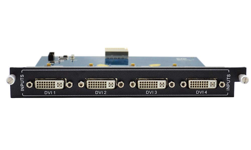 KanexPro 4-Input DVI Card for Modular Matrix - Professional AV Switching Solution for Home Theater, Conference Rooms & Digital Signage Systems