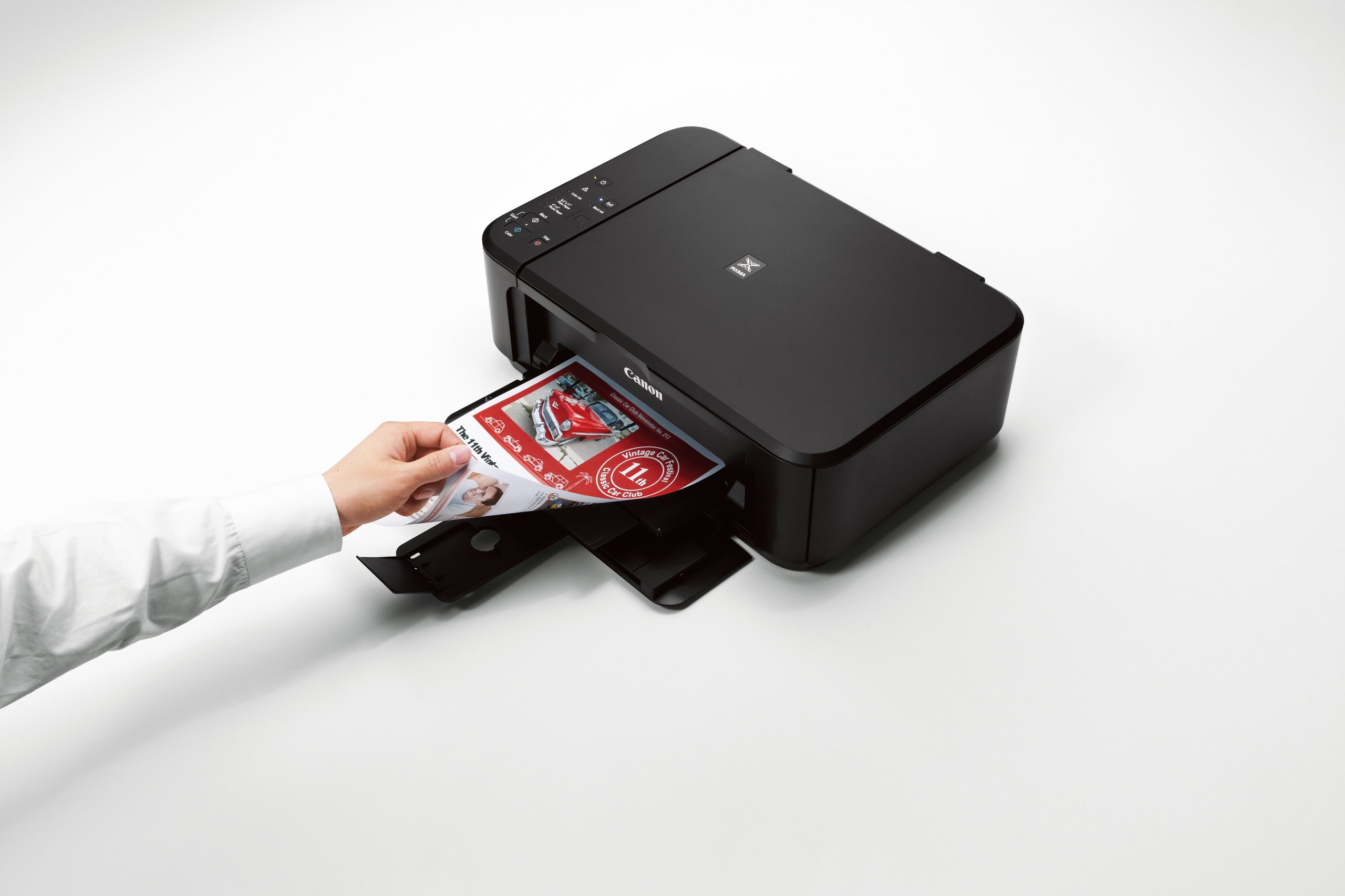 Canon PIXMA MG3520 Wireless All-in-One Color Printer with Scanner, Copier & Fax for Home Office | High-Quality Printing, Scanning & Copying | Compact Design for Small Spaces