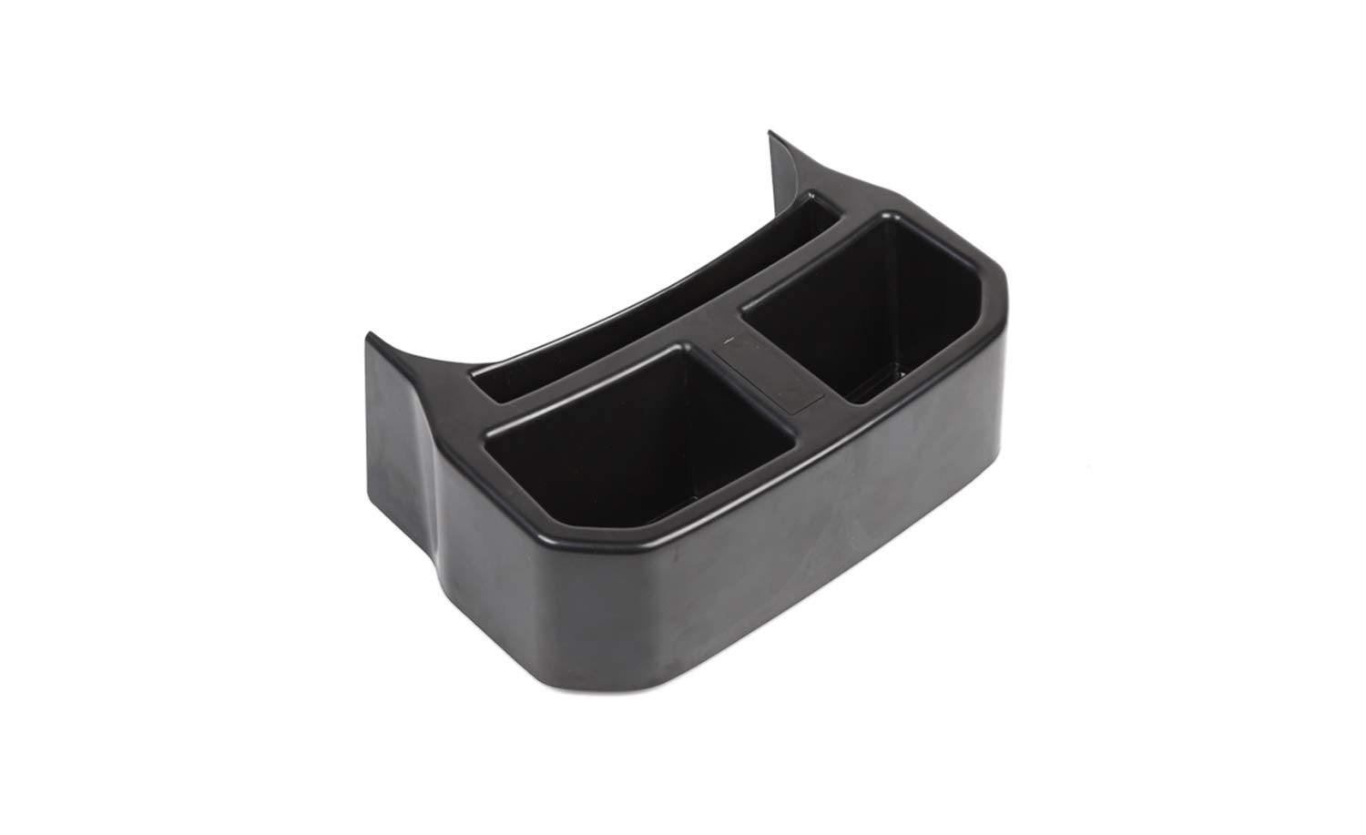 Black Rear Cup Holders Tray for 2018-2025 Jeep Wrangler JL Unlimited Sahara Rubicon - Rear Seat Storage Organizer & Interior Accessories - Perfect for Road Trips and Off-Road Adventures