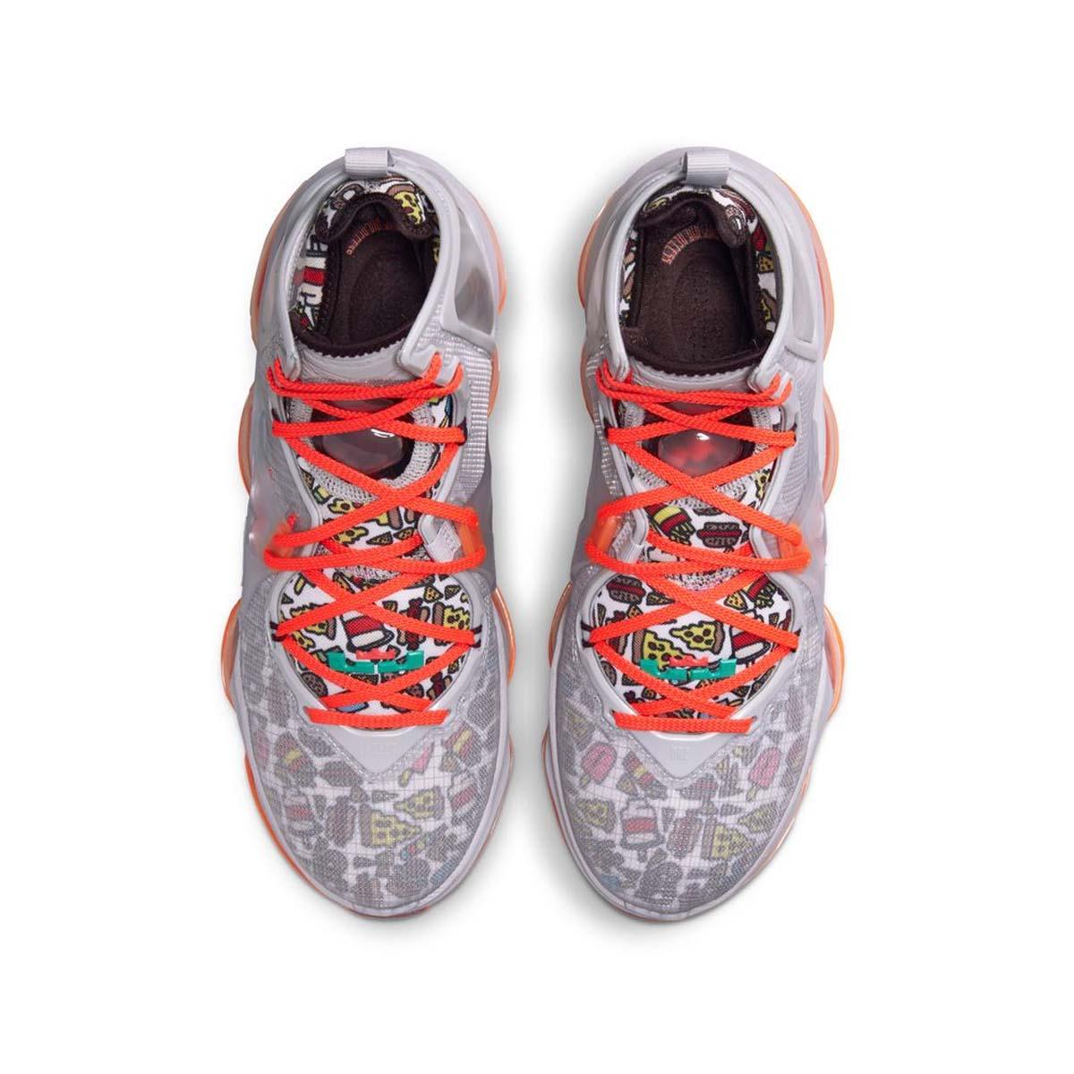 LeBron 19 'Fast Food' Basketball Shoes - Men's High-Performance Sneakers for Court Play & Streetwear Fashion | Best for NBA Games, Training & Casual Outfits