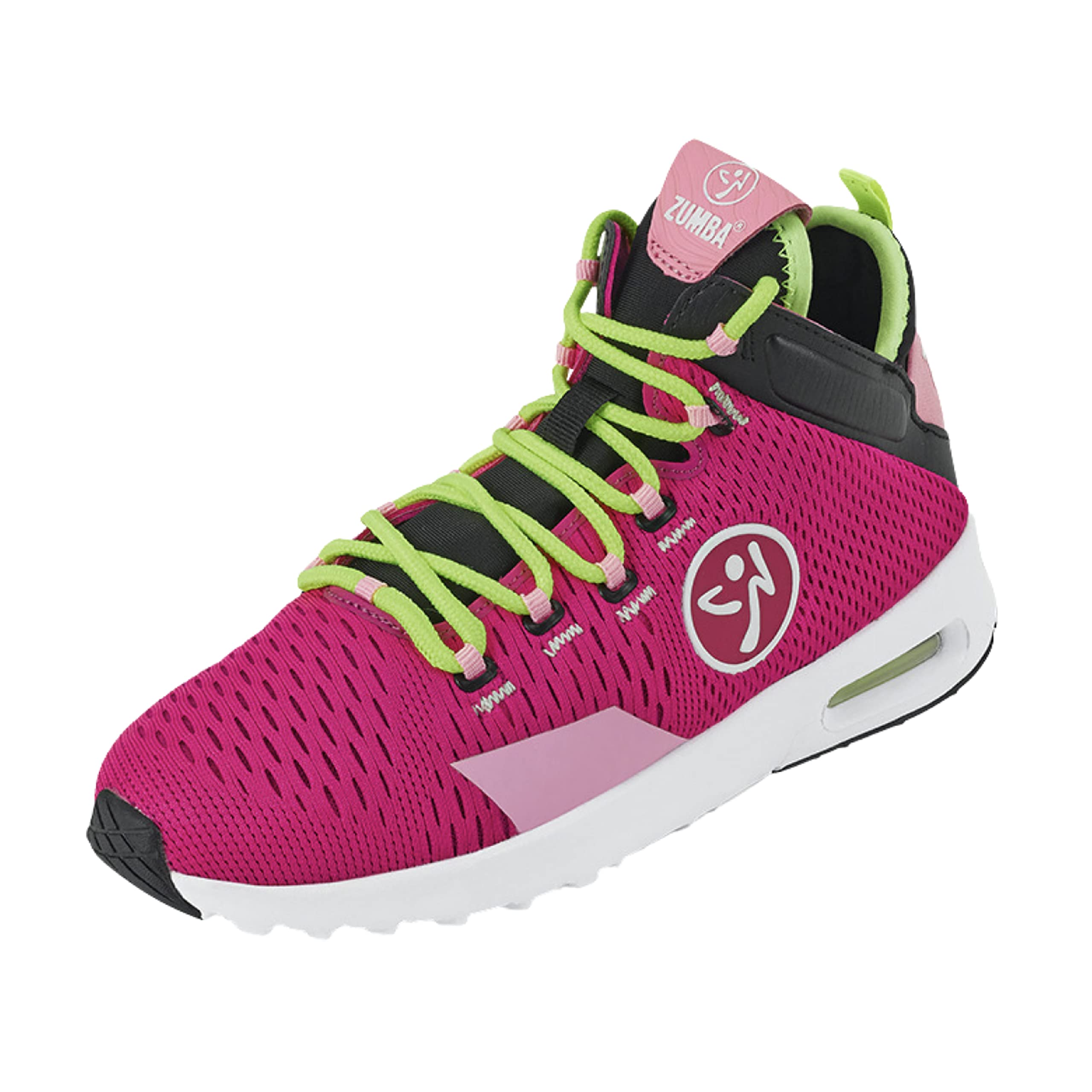 ZUMBA Air Funk Women's Dance Shoes - Mid-Top Fitness Sneakers for Zumba, Jazzercise & Aerobics - Lightweight Breathable Workout Shoes for Dance Classes & Gym Training