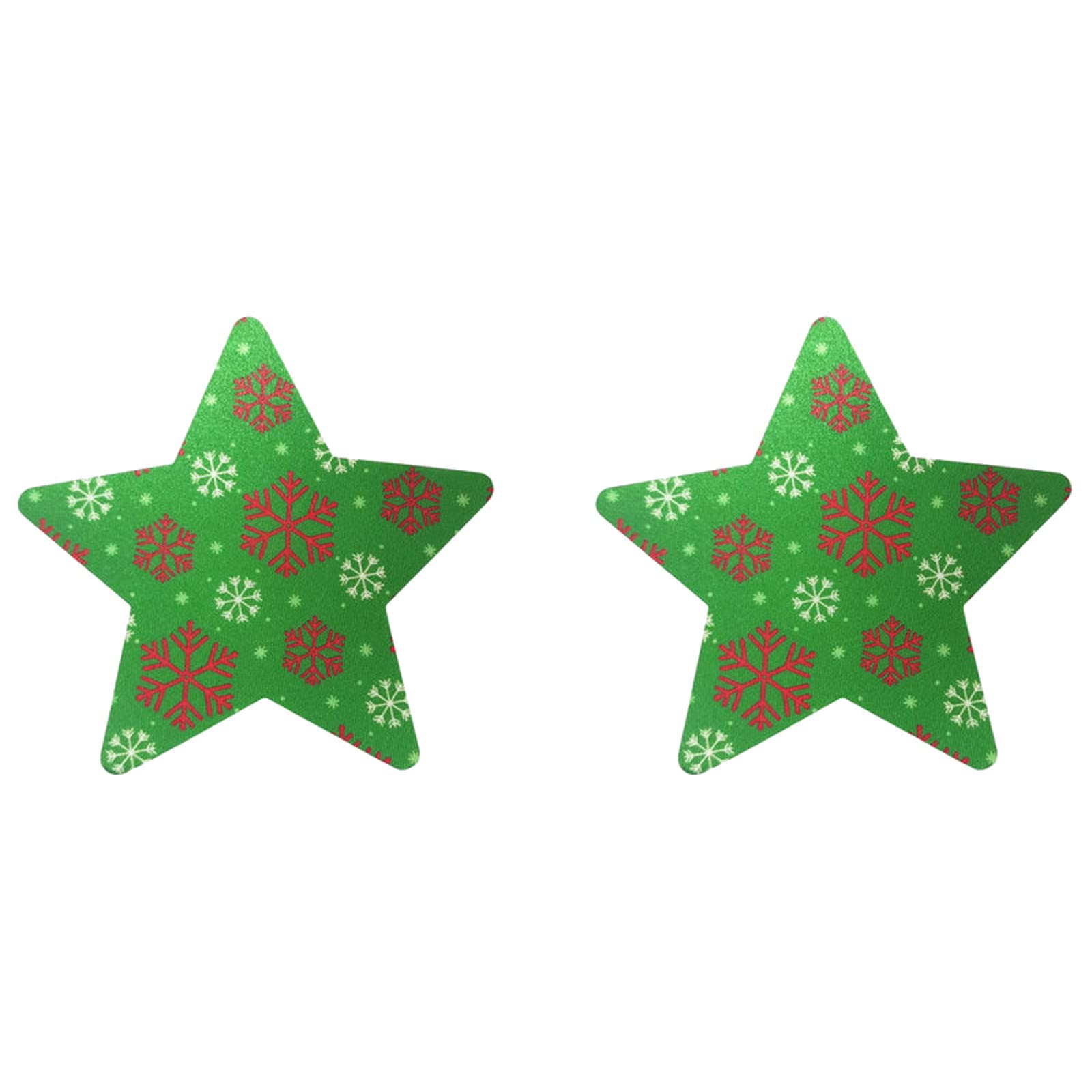 CofeeMO Women's Green Lingerie - 10 Pairs Printed Nipple Covers for Everyday Wear, Swimwear & Special Occasions | Reusable Adhesive Pasties for Comfort & Discretion