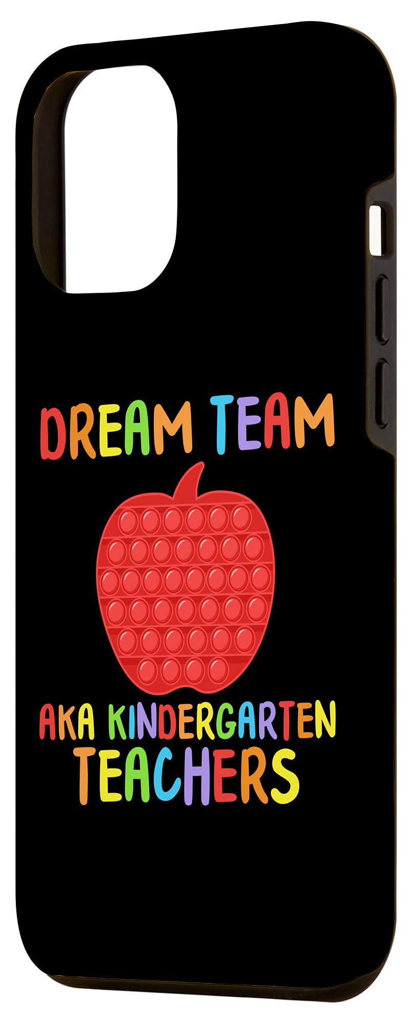 iPhone 12 Pro Max Case - Shockproof Slim Protective Cover for School & Work - Perfect for Teachers, Students & Kindergarten Fidget Toy Lovers