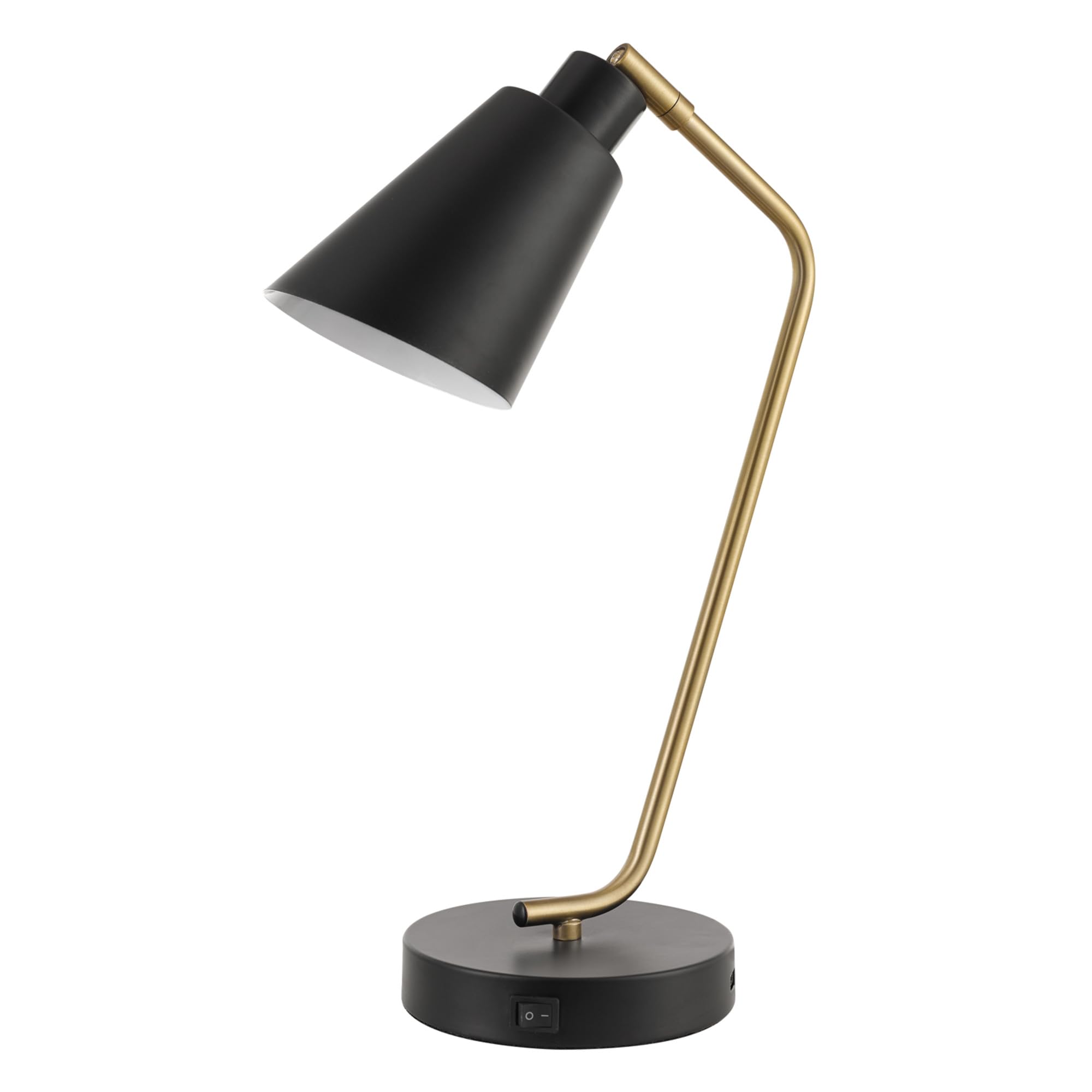 Globe Electric 52095 Belmont Desk Lamp - Adjustable LED Office Lamp with USB Port, Perfect for Home Office, Study, and Reading