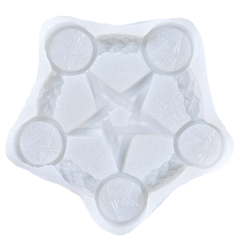 Divination Mat Resin Mold - Silicone Candle Holder & Epoxy Resin Molds for DIY Crafting - Perfect for Witchcraft, Tarot Reading, and Home Decor