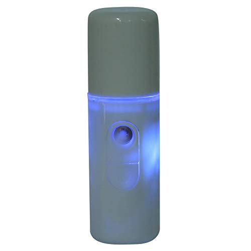 USB Face Mist Sprayer & Humidifier - Portable Deep Hydrating Facial Moisturizer for Home, Office, Bedroom, Study (White) | Perfect for Dry Skin Care, Aromatherapy & Relaxation