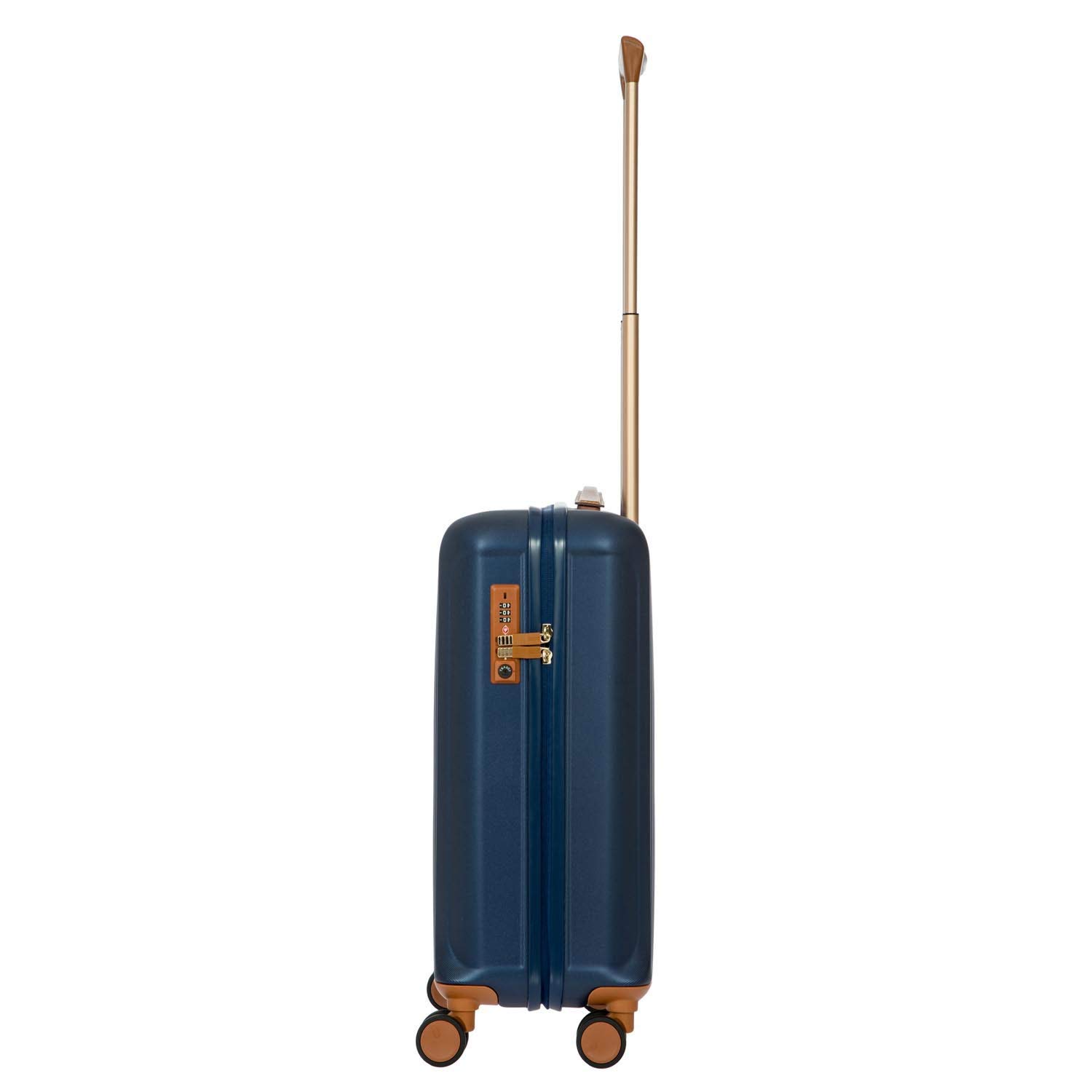 Bric's Capri 21 Inch Ultralight International Carry-On Spinner Suitcase - Matte Blue | Compact & Durable Hardshell Luggage for Business Travel & Weekend Getaways